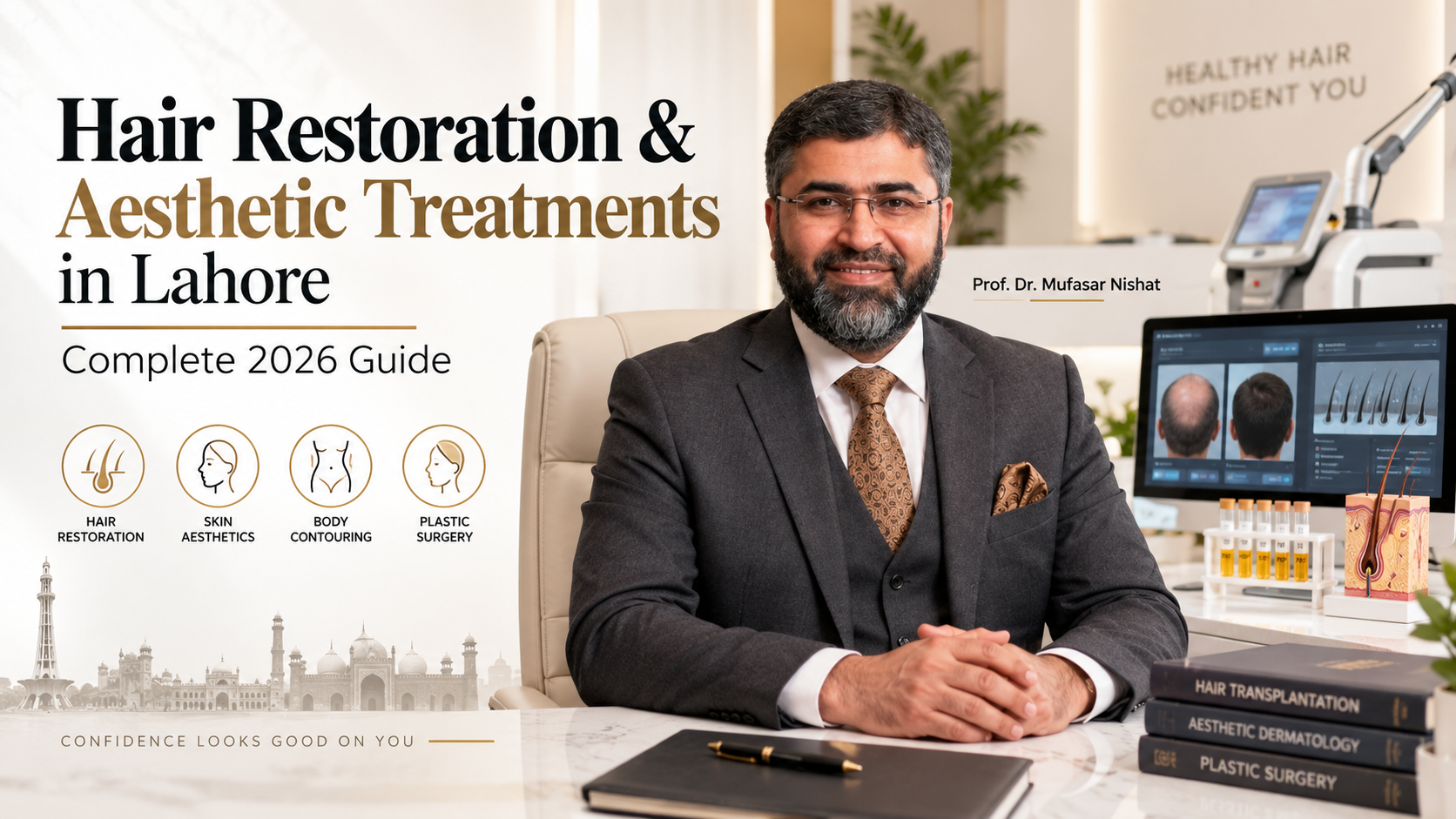Prof. Dr. Mufasar Nishat - Lead Hair Transplant Specialist Beauty Up Aesthetics Lahore