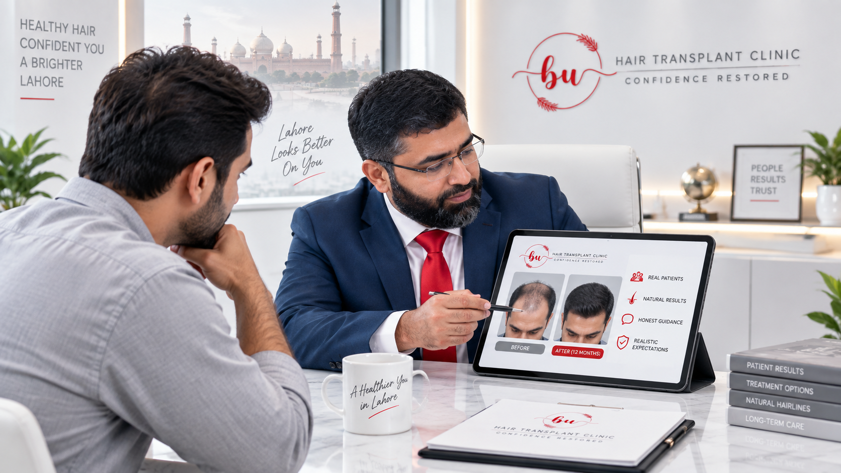 What To Ask Before Booking a Hair Transplant Consultation in Lahore at Beauty Up Aesthetics Lahore